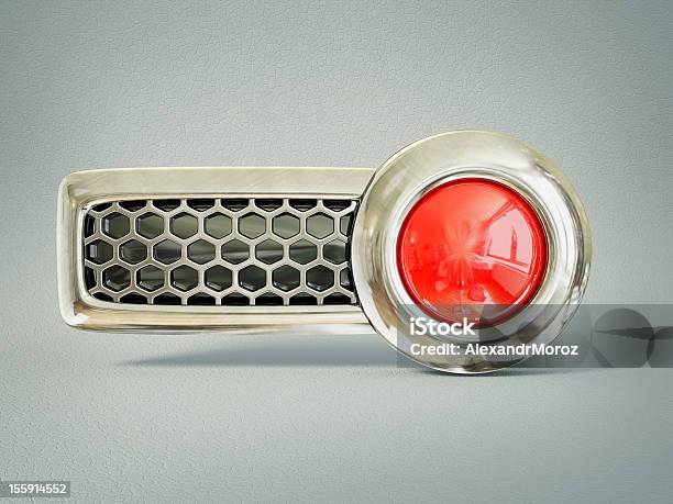 Botón Rojo Foto de stock y más banco de imágenes de Abstracto - Abstracto, Botón pulsador, Brillante