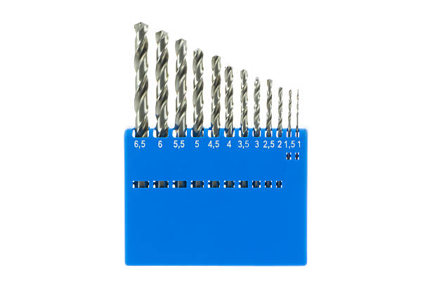 Drill bits stock photo