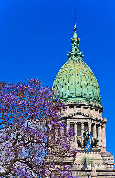 Dome of the Congress palace stock photo