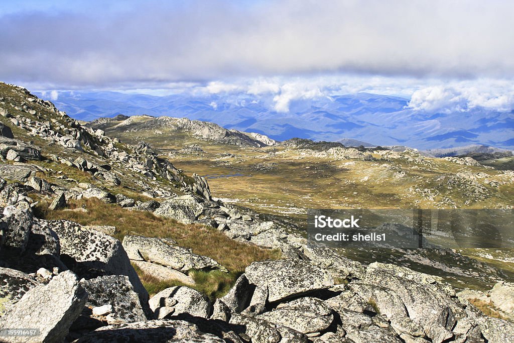 Mount kosciuszko view from near the summit of mount kosciuszko Kosciuszko National Park Stock Photo