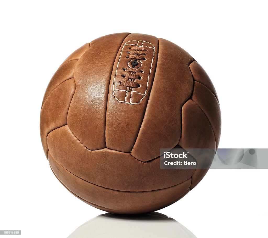 retro pelota de fútbol - Foto de stock de Pelota de fútbol libre de derechos