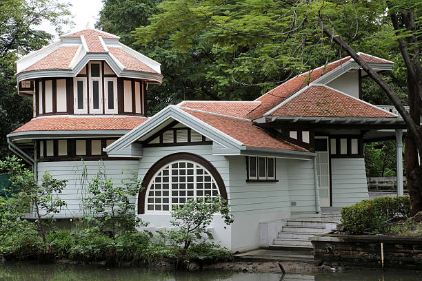 Traditionelle Holz-Haus – Foto