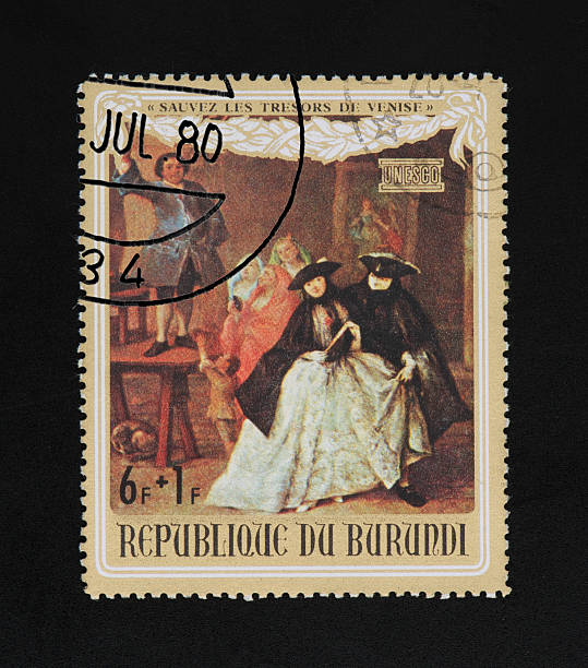 istock Republic of Burundi postage stamp 155917385