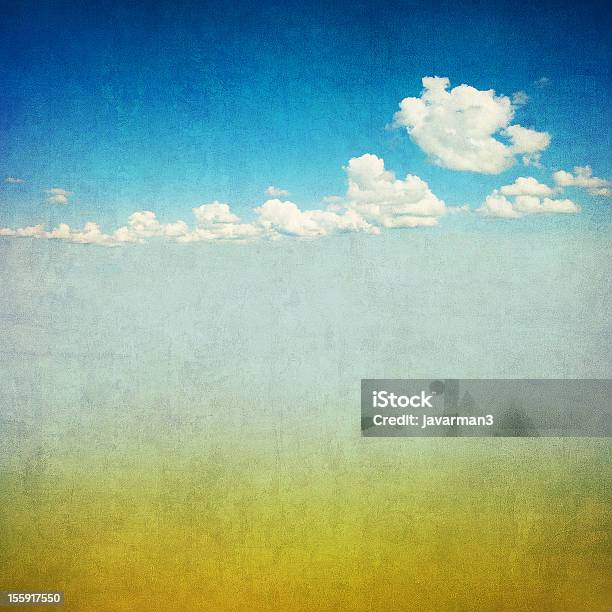Retro Image Of Cloudy Sky Stock Photo - Download Image Now - Ancient, Antique, Backgrounds