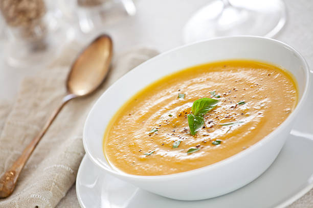 istock Tasty Pumpkin Soup 155918862