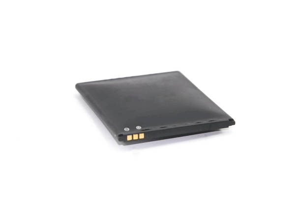 istock Mobile phone battery expired, electronic waste, contains dangerous substances on white background. 1559195999