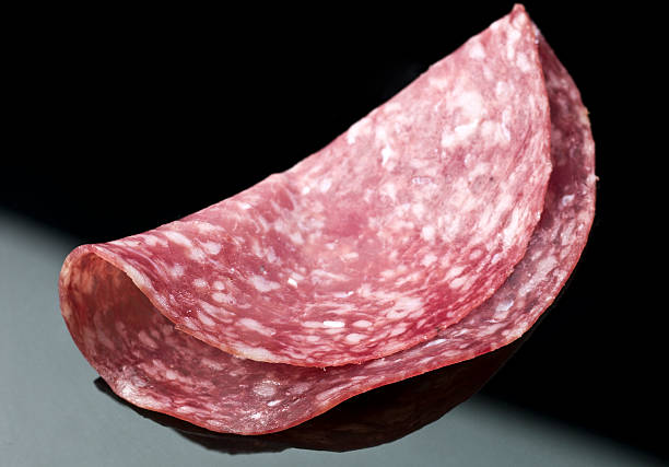 Slice of Genoa Salami (this picture has been taken with a super high definition Hasselblad HD3 II 31 megapixels camera)