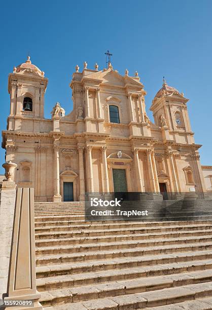 Cathedral Of Noto Sicily Italy Stock Photo - Download Image Now - Cathedral, Church, Cultures