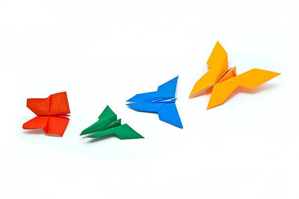 istock Japanese origami butterfly 155938945