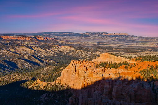 Amazing rock formations of Bryce Canyon National Park, Utah.
