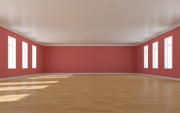 istock 3D rendering of red room 1559413640