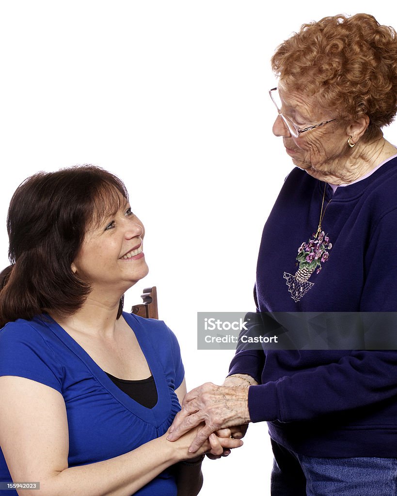 Dos mujeres de felicitación otro - Foto de stock de Adulto libre de derechos