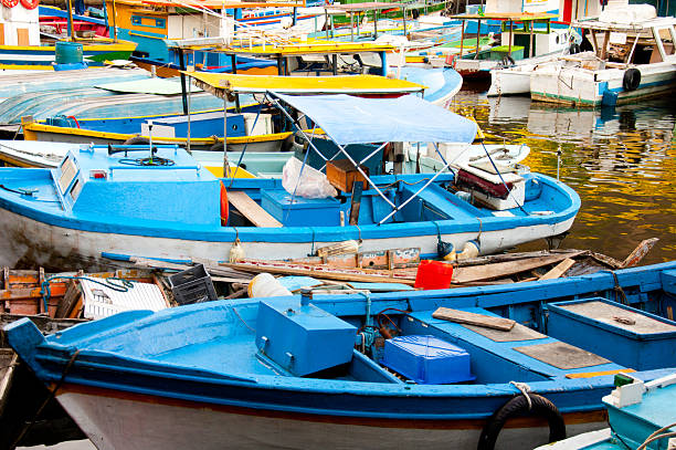 Barcos de pesca - foto de stock