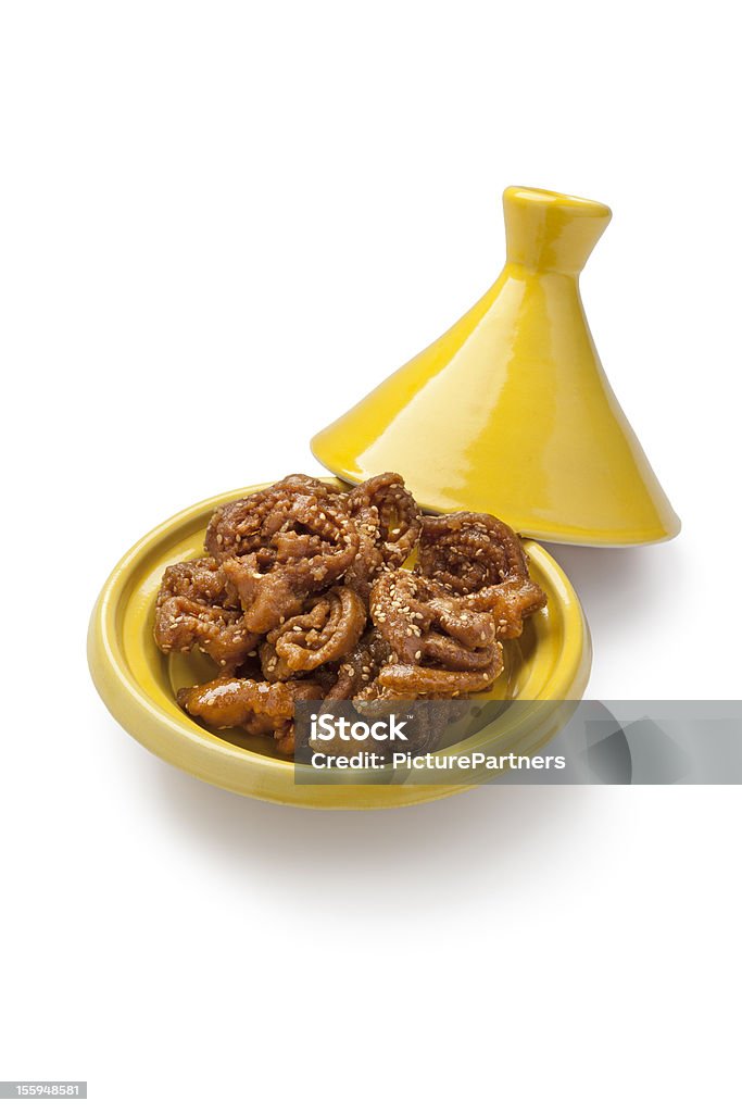 Cookie di miele in Marocco - Foto stock royalty-free di Biscotto secco