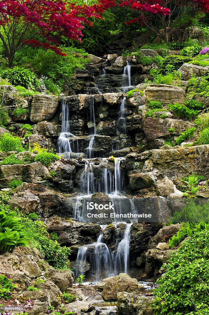 Cascata d'acqua - Foto stock royalty-free di Acqua