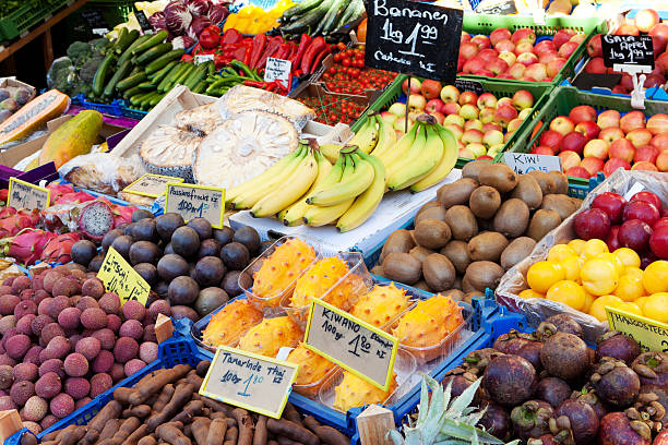 istock fresh fruits on the market 155951362