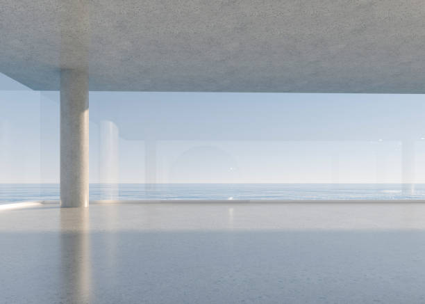 istock 3D rendering of open rooms by the seaside 1559517377