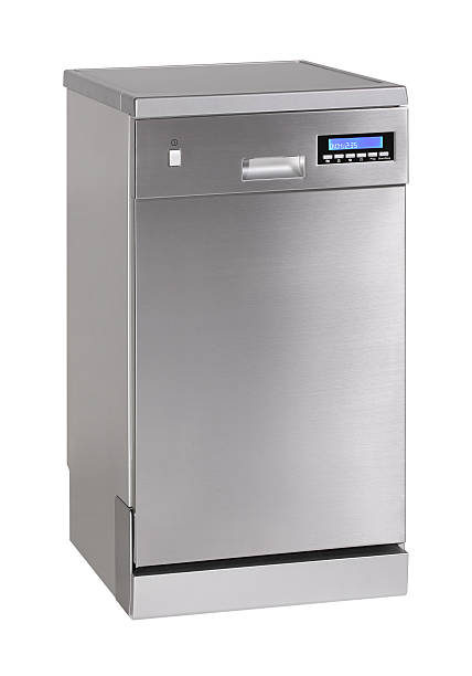 istock Freestanding INOX dishwasher 155951766