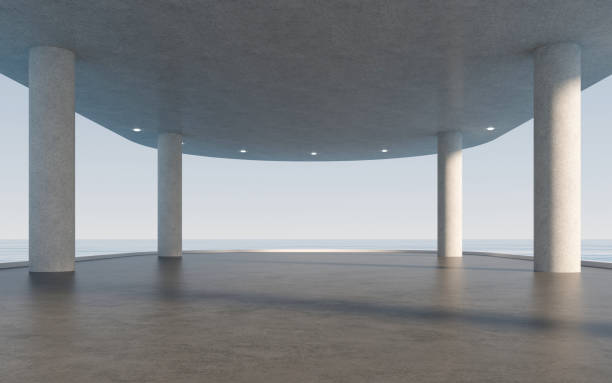 istock 3D rendering of open rooms by the seaside 1559533464
