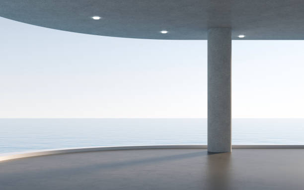 istock 3D rendering of open rooms by the seaside 1559538758
