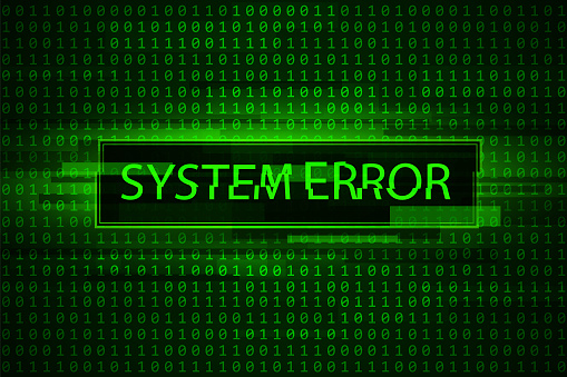 Abstract Technical Background System Error Stock Illustration ...