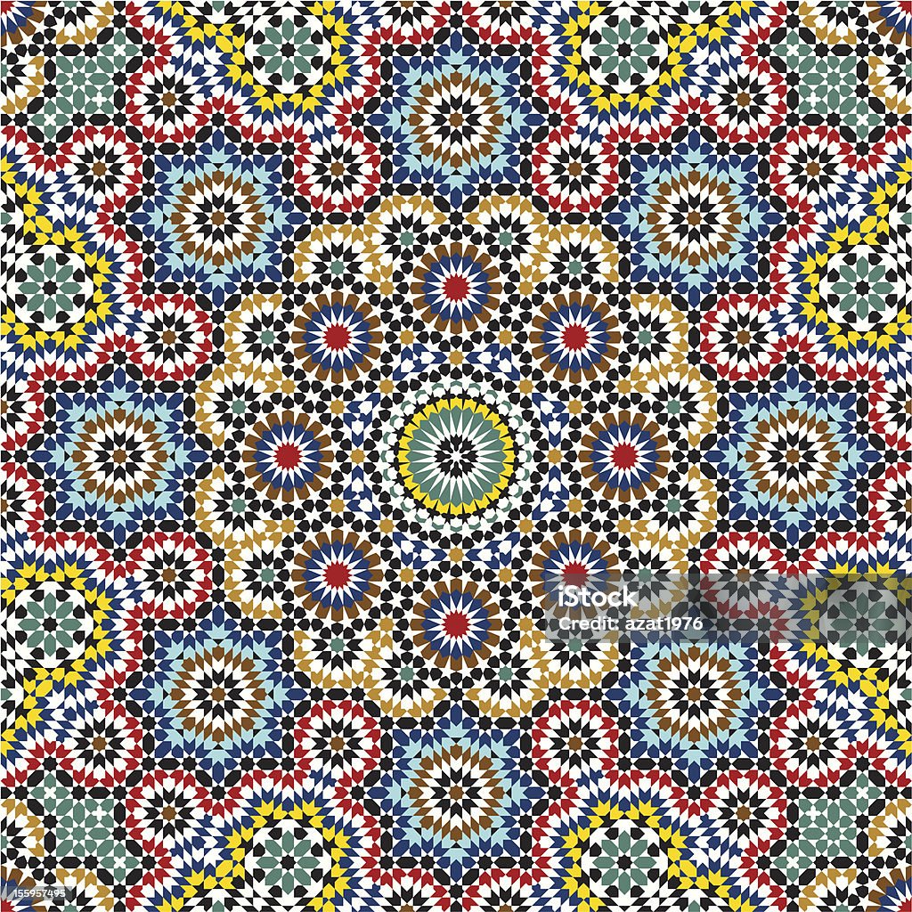 Farhad Seamless Pattern.png Traditional Morocco Pattern Arabic Style stock vector