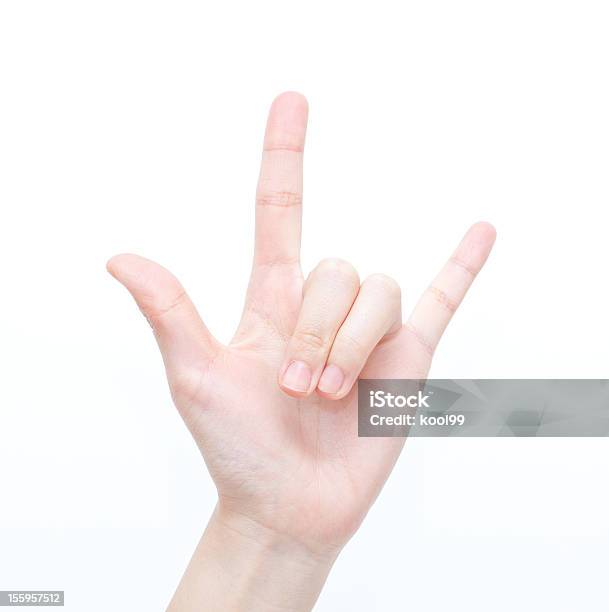 Символическое Жесты Love — стоковые фотографии и другие картинки Американский язык жестов - Американский язык жестов, Любовь, Белый фон