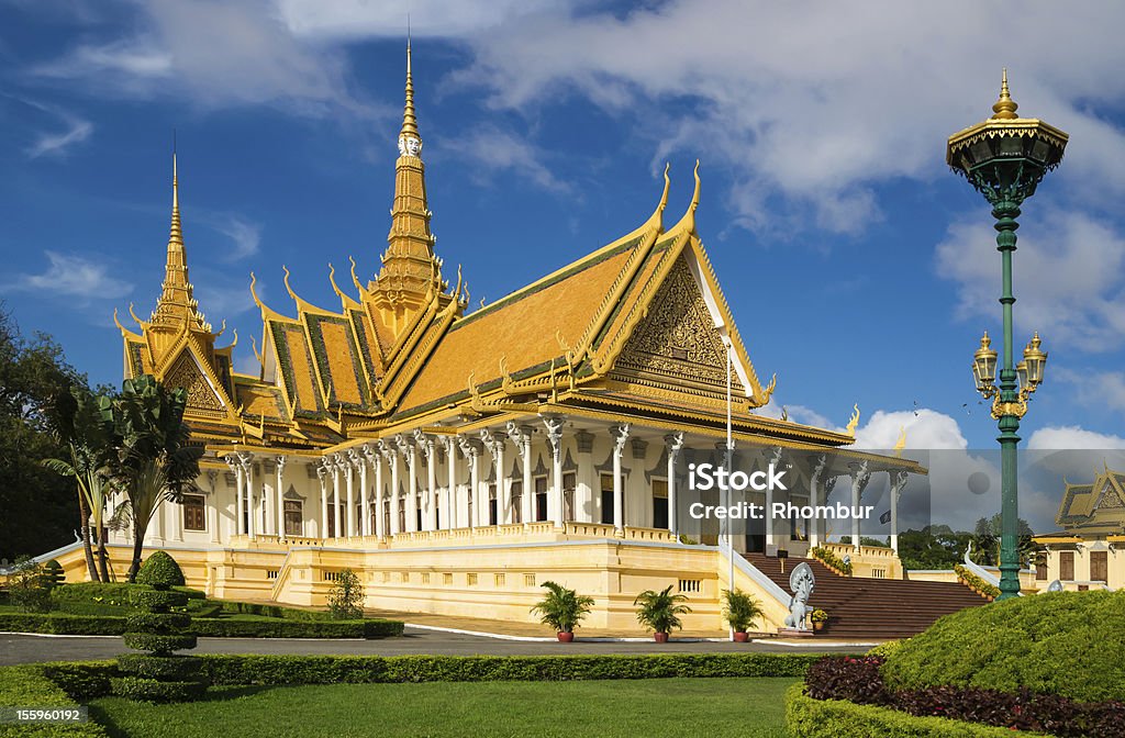 The Royal Palace in Phnom Penh The royal palace in Cambodias capital Phnom Penh Palace Stock Photo