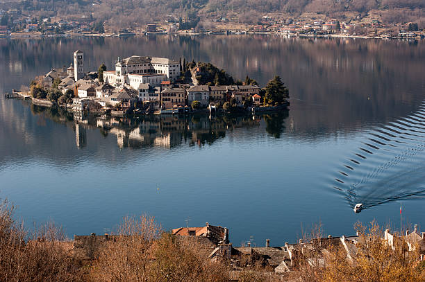 istock Lake Orta, famous italian landscape 155961960
