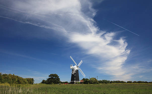 istock Traditional Windmill in Norfolk, England 155962210