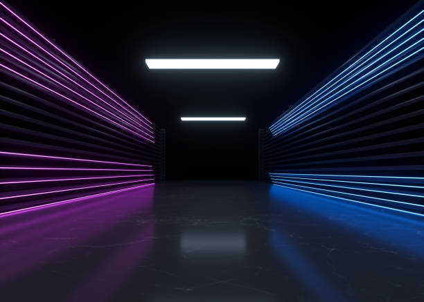 istock 3d illustration abstract corridor with backgrounds 1559626395