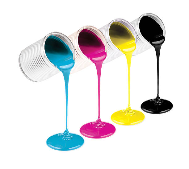 istock cmyk ink color paints in cans isolated on white 155964206