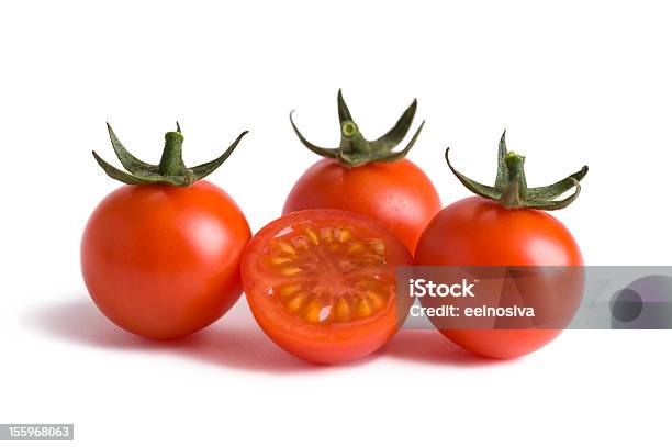 Arrangement Of Cherry Tomatoes Stock Photo - Download Image Now - Cherry Colored, Cherry Tomato, Cross Section