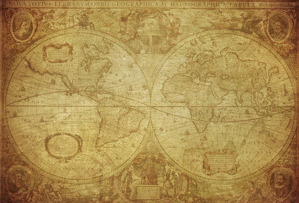 istock vintage map of the world 1630 155969376