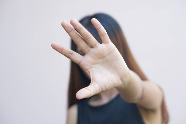 istock Stop abusing violence, Children violence and abused concept 1559701743