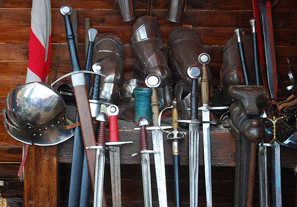 istock armour and swords 155970757
