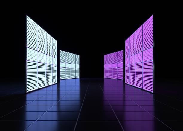 Neon Lighting,Backgrounds,Neon Colored,Illuminated,Nightclub,Light - Natural Phenomenon,Stage - Performance Space,Tunnel,Dance Floor,Digitally Generated Image,Circle,Purple,Curve,Textured,Party - Social Event,Futuristic,Abstrac
