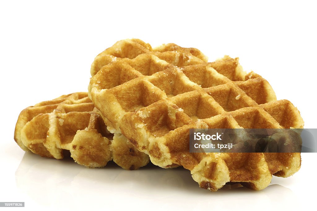 Recém-cozido waffles - Royalty-free Waffle Foto de stock