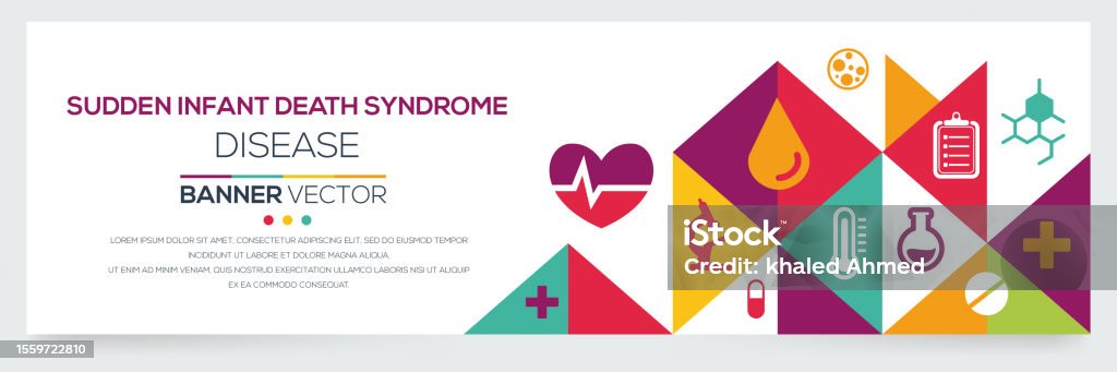 Suids Icon Sids Disease Banner Design Stock Illustration - Download Image Now - iStock