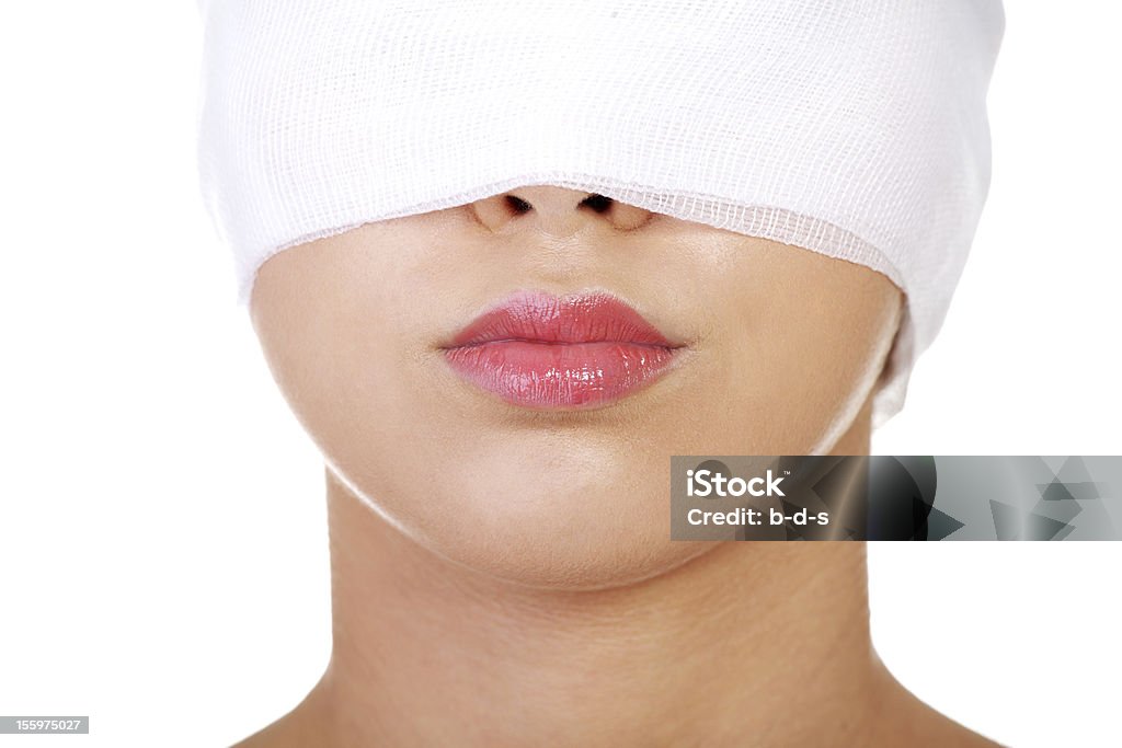 Plastische Chirurgie-Konzept - Lizenzfrei Attraktive Frau Stock-Foto