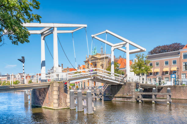 istock Spaarne River and Haarlem Cityscape 1559750755