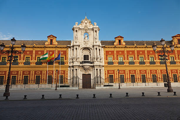 istock San Telmo palace at sunset. Sevilla, Spain 155980036