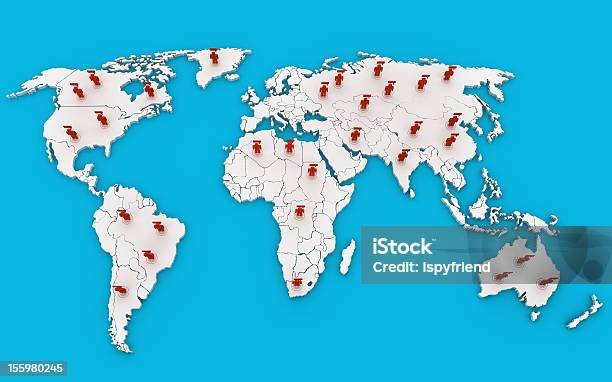 Red Sociales Foto de stock y más banco de imágenes de Gerente - Gerente, Globo terráqueo, Mapa mundial