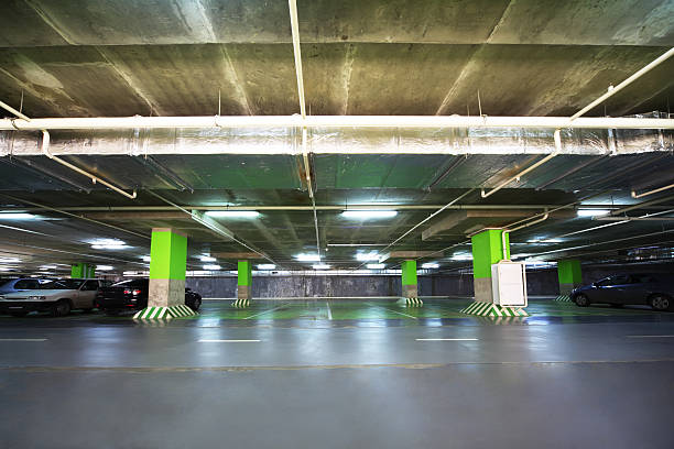 istock Parking garage of shopping center 155983149