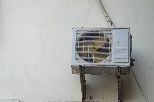 istock an air conditioner condenser on the wall 1559840905