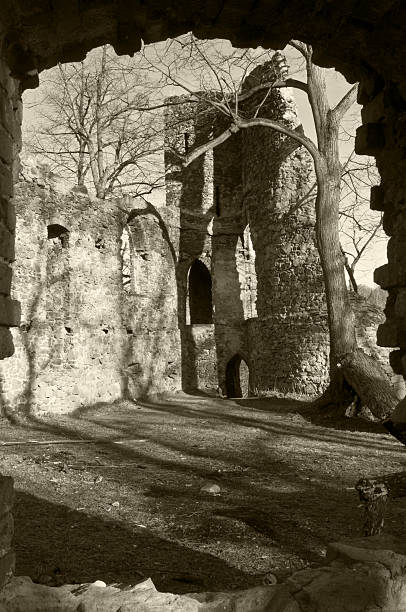 istock Old ruins of a castle 155988488