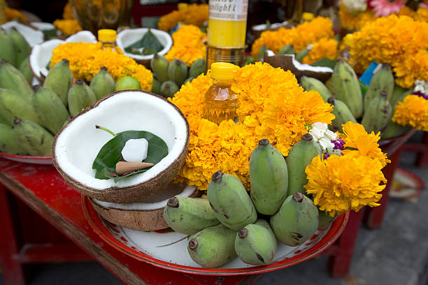 istock Decorated fruits for Navaratri celebration to worship. 155989362