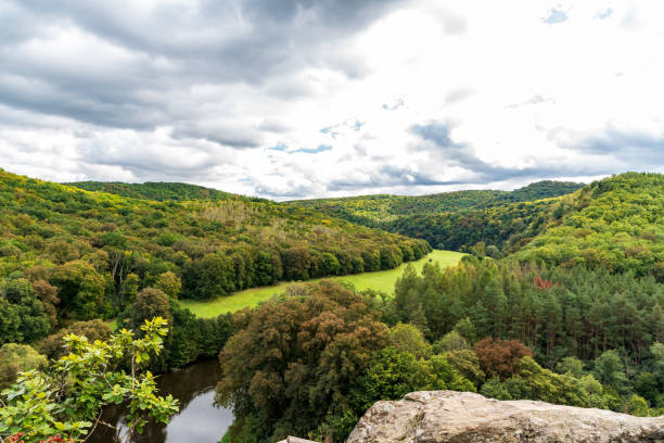 istock View from Uberstieg viewpoint near Hardegg in Thayatal national park in Austria 1559916547