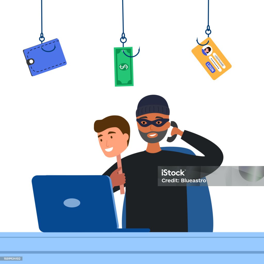 Computer Images Scam Online Scam Concept Internet Phishing Hacker Stealing Money Cybercrime ...