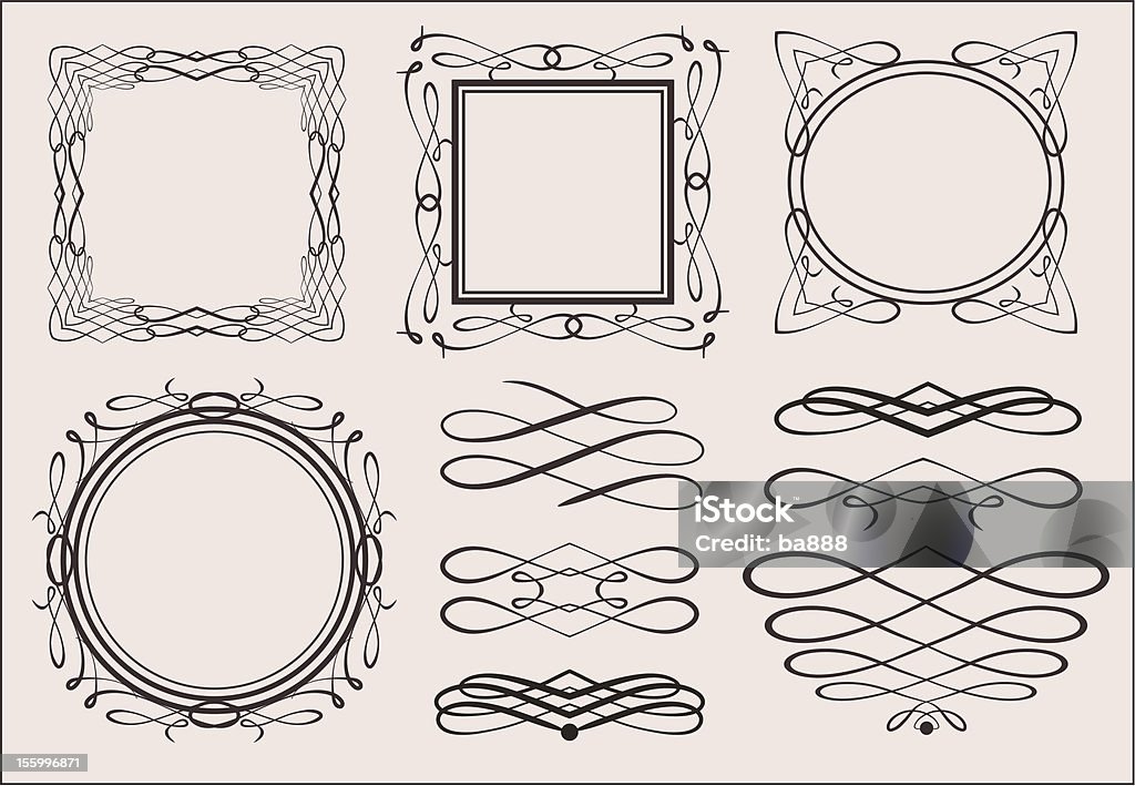 Frame Banner Vector Vector Illustration Frames And Banners For Design Stock Illustration ...